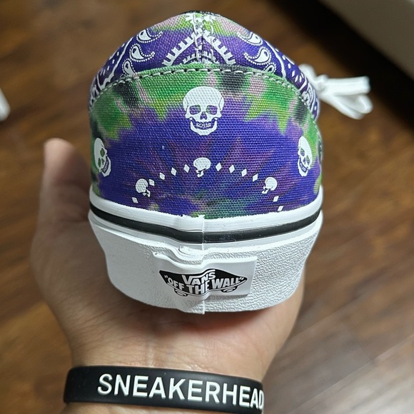 Vans Era Bandana Tie Dye Purple Canvas size 9.5 brand new - Picture 5 of 9